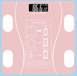 Body Fat Scale Smart Wireless Digital Bathroom Weight Scale Body Composition Analyzer With Smartphone App Bluetooth-compatible
