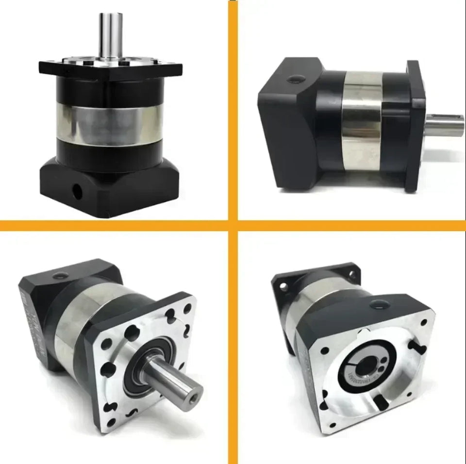 High Precision Planetary Reducer 6.35/8/11/14mm input Ratio 5:1 10:1 for Nema 23 57mm Nema34 86 Stepper 60mm Servo Motor Gearbox