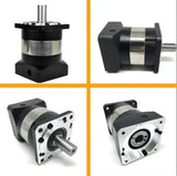 High Precision Planetary Reducer 6.35/8/11/14mm input Ratio 5:1 10:1 for Nema 23 57mm Nema34 86 Stepper 60mm Servo Motor Gearbox