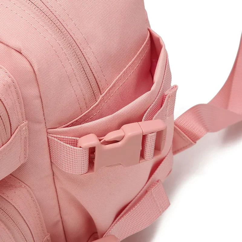 Mini Tactical Backpack for Women Camping Hiking Sports Gym Bag 9L Daily Travel Athlete Fitness Rucksack with Bottle Holder