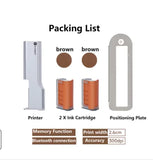 Coffee Latte Inkjet Printer Handheld EVEBOT Printpen Print Size 26*1000 MM DIY Custom Printing With Auxiliary Ruler for Cafes