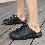 Summer Men's Sandals Beach Shoes Handmade Breathable Design Sandals Casual Beach Shoes Lightweight Soft Bottom Outdoor Sandals