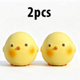 Super Soft Cute Chick Fidgets Toys Squishy Kawaii Animals Squeeze Toy Stress Relief Toy for Anxiety ADHD Gift for Adults Gifts