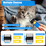 36W Professional Dog Clipper Cat Hair Trimmer Pet Grooming Kit Adjustable Clipper Comb & Detachable Blades Trimmer