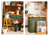 DIY Wooden Dollhouse Casa Miniature With Furniture Kit 3D Irish Cottage Coffee House Assemble Toy for Children Christmas Gifts
