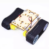 Alloy Robotic DIY Car Chassis DIY Car Robot With TT Motor Set 1 Layer RC Tank Chassis Building Block Motor 3-9v Crawler Smart
