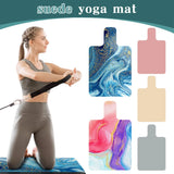Pilates Suede Rubber Yoga Mat Sweat Absorbent Pilates Reformer Cover Pilates Reformer Machine Towel for Balance Training