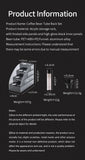 Coffee Beans Storage Container Tube Display Rack Tea Bottle Glass Single Dose Espresso Accessory Coffeware Set Barista Tool Gift