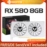 SOYO Graphics Cards radoon RX580 8G GDDR5 Memory Video games Card PCIE3.0x16 GPU Computer Computer Components AMD x 580 8G