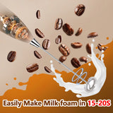 Mi Milk Frother Handheld Foam Maker For Latte Mini Whisk Coffee Cappuccino Frappe Matcha Hot Chocolate Egg Beater Drink Mixer
