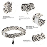 Bohemian Ethnic Style Pet Collars For Small Medium And Large Dogs Multi-colors Choose Adjustable Luxurious Trend New Arrivals