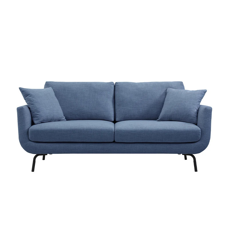 Furniture White Living Room 2 Seater Modern Nordic Scandinavian Upholstery Small Comfy High Quality