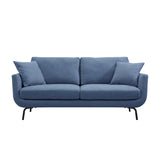 Furniture White Living Room 2 Seater Modern Nordic Scandinavian Upholstery Small Comfy High Quality
