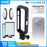 Accessories Set for Insta360 X3 X4 X5 Lens Guard Screen Protector Storage Bag Silicone Case Lens Cap Protective Frame Insta 360