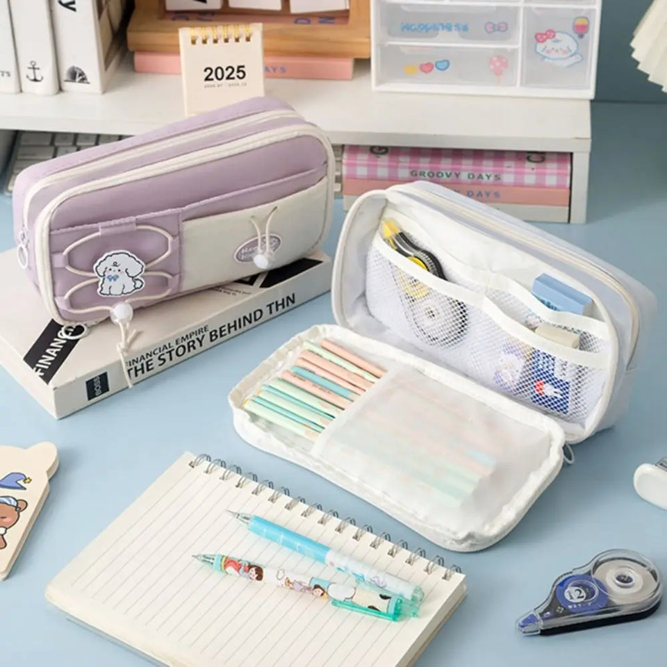 High Quality Nine Layer Pen Bag Large Capacity Multifunctional Pencil Case Dirt-proof Stationery Organizer Students