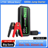 UTRAI  20000mAh Car Jump Starter Power Bank 6000A Car Booster Auto Emergency Starting Device Jump Start for Petrol Diesel