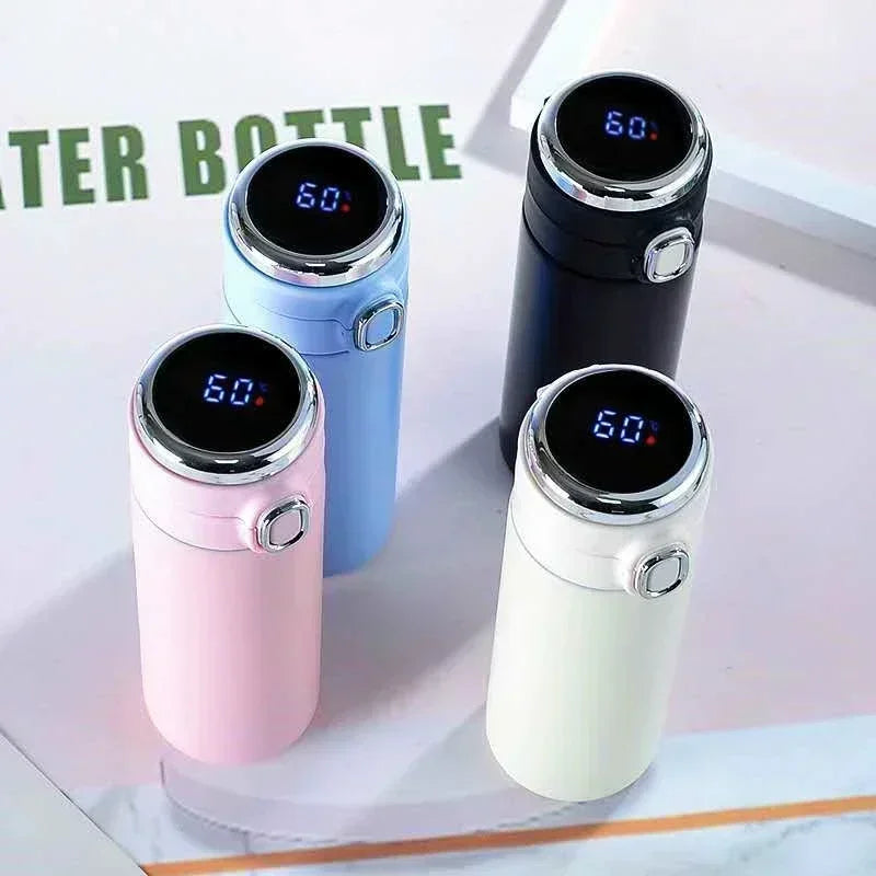 Smart Flip Lid Stainless Steel Thermos with Temperature Display Light Luxury Portable Mini Insulated Cup coffee travel mug