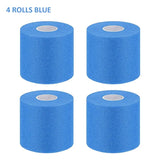 4/6 Pieces Foam Underwrap Sports Tape Pre Wrap Athletic Tape  Bandage for Ankles Wrists Hands Knees