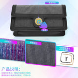 Colorful Luminous Square Bags For Woman LED Light Intelligent Touch Shoulder Bag Optical Fiber Fabric Crossbody Bag сумка