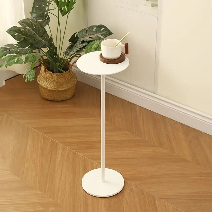Nordic Style Side Table Scandinavian Coffee Small Round Sofa Living Room Accent Compact Furniture Apartments Minimalist Bedside