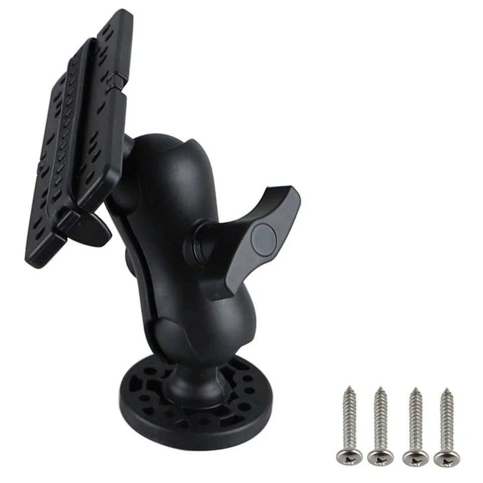 Fish Finder Mount Base Wear Resist 360 Degree Swivel Fish Finder Rack Universal Fishfinder Supporter for Marine Boat Kayak