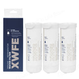 Replacement Water Filter for GE XWFE Refrigerator Compatible NSF ANSI 42 Certified Water Filter No Chip Technology Pack of 3