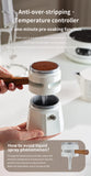Bincoo Dual Valve Moka Pot Espresso Machine Thermostatic Extraction Coffee Moka Pot Hand Brewed Coffee Pot Barista Accessories