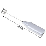 1PC Handhold Milk Frother Battery Operated Foam Maker Electric Egg Beater Whisk Stainless Steel