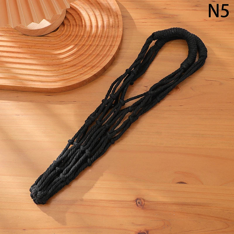 Portable Coffee Cup Bag Hollow Out Bottle Bag Practical Mugs Bag Foldable Water Bottle Bags Woven Net Bag Cup Cover