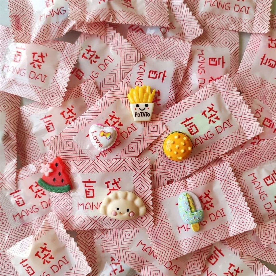 5/30/60pcs Mini Simulation Supermarket Snack Blind Bag Cute Children's Party Kitchen Accessories Blind Box Toys Randomly Sent