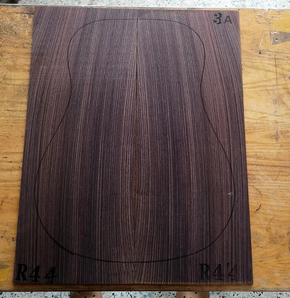 AAA Grade India Rose guitar back/side board All-Solid acoustic Guitar making material accessories Solid Woods Number selection