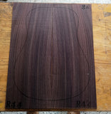 AAA Grade India Rose guitar back/side board All-Solid acoustic Guitar making material accessories Solid Woods Number selection