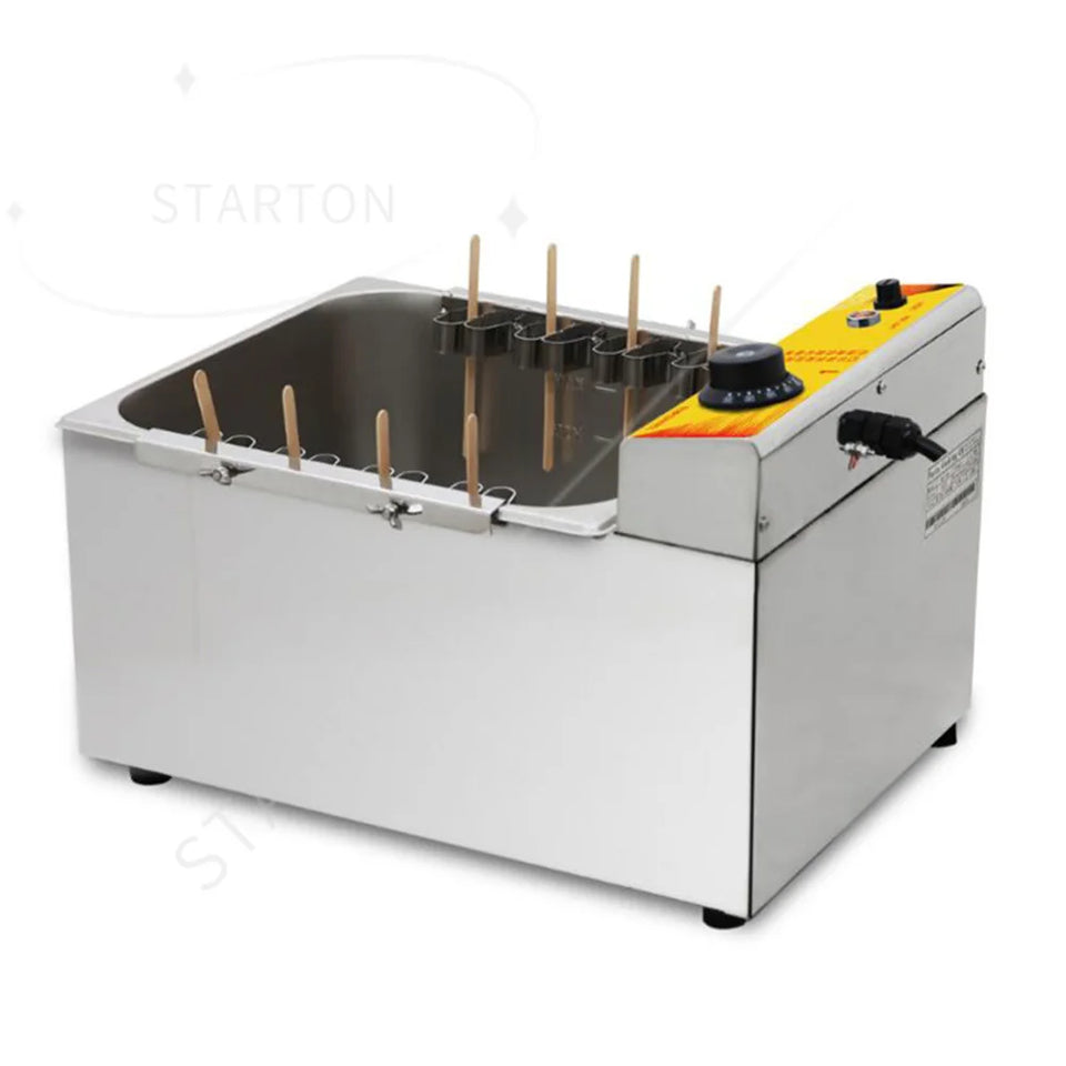 Commercial Korean 12L Cheese Corn Hot Dog Deep Fryer Machine Cheese Electric Mozzarella Fryer for Food Truck