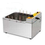 Commercial Korean 12L Cheese Corn Hot Dog Deep Fryer Machine Cheese Electric Mozzarella Fryer for Food Truck