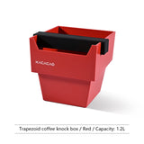 KACACAO Coffee Knock Box Espresso Grounds Container Dump Bin Bucket Anti Slip Powder Beveled Residue Barista Accessories Tools
