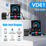 BAFANG CAN Display Electric Bike Computer DPC010 VD618 EKD01 Bluetooth Bafang CAN BUS Protocol Motors 5Pin Male Ebike Conversion