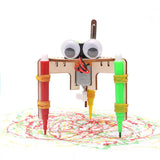 Technology small production DIY graffiti robot elementary school student creative small invention scientific experimental device