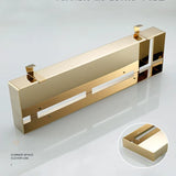 30-50cm Gold Bathroom Shelf Wall Mounted 304Stainless Steel Shower Holder Soap Shampoo Storage Organizer Rack kitchen Shelves
