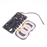 20W High-Capacity Wireless Charger for Car/Home Use; Includes Type-C Interface and 3-Coil DC9-32V Module