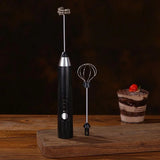 2-in-1 multi-function USB Rechargeable Electric Egg Beater Baking Mixer Milk Frother Kitchen Gadgets Coffee Stirrer Tools Dining