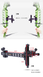 Sanlida 6inch 9inch X10 Compound Bow Sight Carbon Bar Directions Adjustable Right/Left hand Archery Competition Shooting Target