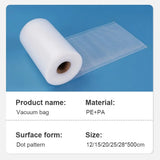 TINTON LIFE Food vacuum sealer Storage saver bags Vacuum Plastic rolls 5 size Bags For Kitchen Vacuum Sealer to keep food fresh