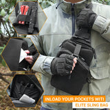 Concealed Carry Bag Tactical Crossbody Sling Backpack Shoulder Gun Holster Bag Chest Pack EDC Pouch Pistol Holster Bag Hunting