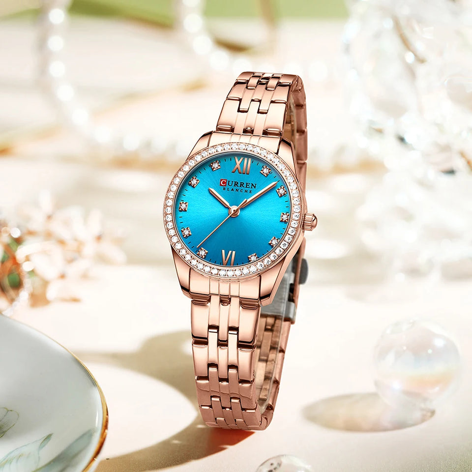 New stock! ! Women Bracelet Watches Steel belt Love Steel belt Rhinestone Quartz Wrist Watch Luxury Fashion Watch for women