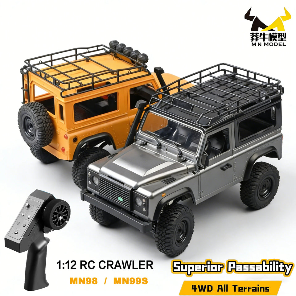 1/12 4WD Off-Road RC Car MN98 MN99S 2.4G Remote Control SUV Electric Climbing Car Toy for Kids Official Licensed Model Guard 90