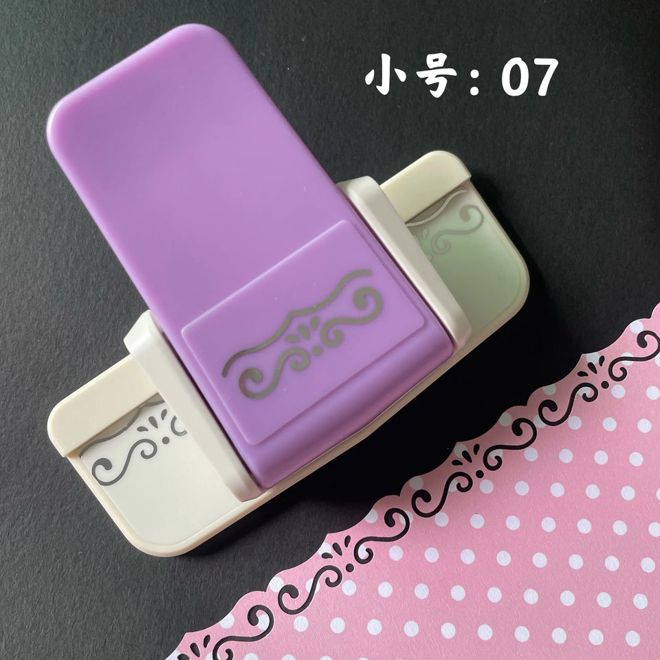 Effort-saving Embossing Device Hollow Lace Edge Pressing Device Punching Device Diy Kindergarten Handmade Greeting Card