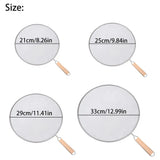 Pot Frying Oil Cooking Cover Kitchen Tools Grease Splatter Screen Guards Mesh Anti Splatter Guard Oil Net Splash Cover Pan