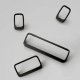 Goo-Ki Brushed Brass Cabinet Handle Antique Three-dimensional Finger Pulls Wardrobe Drawer Long Handle Nickel Drawer Pulls