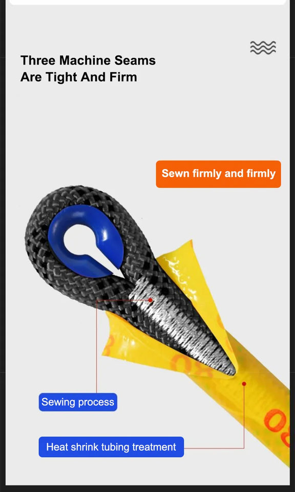 High-altitude Work Safety Harness Single Waist Safety Belt with Safe Rope Hook Outdoor Climbing Training Protective Equipment