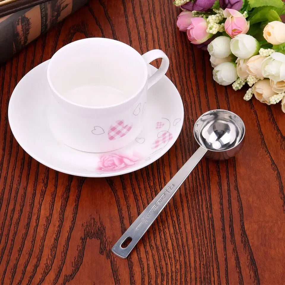 Powdered Milk 5/10/15/20/30ML Stainless Steel Tablespoon Coffee Scoop Powder Spoon Measuring Spoon